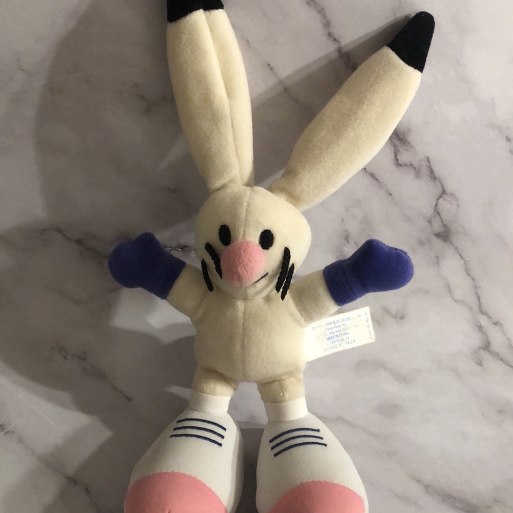 2002 Salt Lake Skiing Bunny Stuffed Animal Item #PHK3180